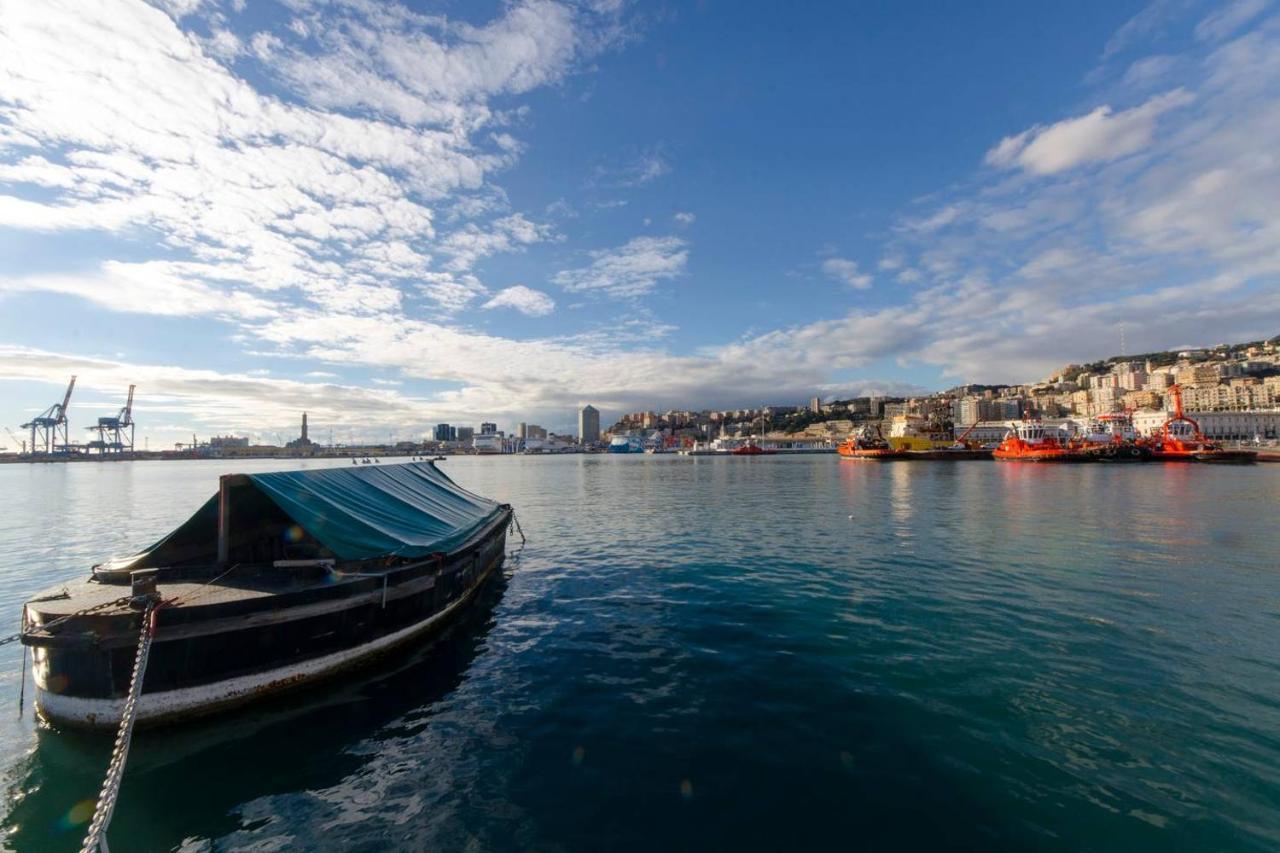 Joivy Exclusive Seaview Flat For 4, In Central Genoa Lejlighed Eksteriør billede